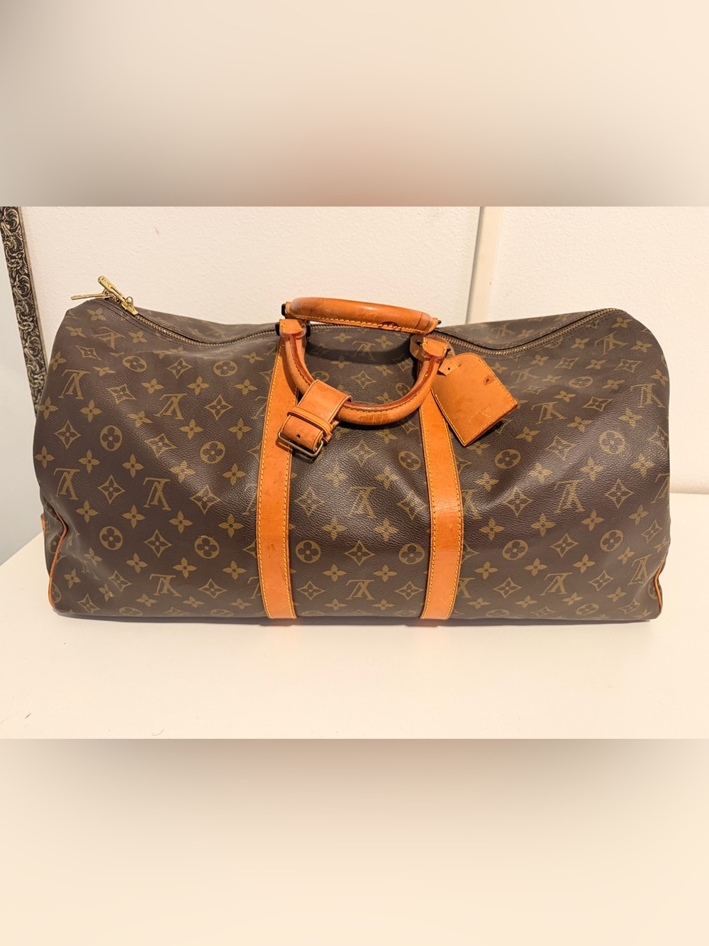 Louis Vuitton Monogram Canvas Duffel with Vachetta Leather Trim | 55